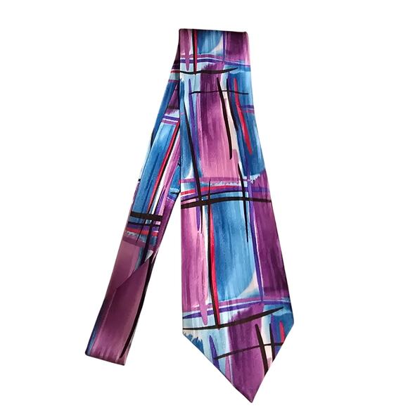 J. Garcia Space Containers Limited Edition Collection Thirty-Eight 100% Silk Tie - Picture 2 of 5